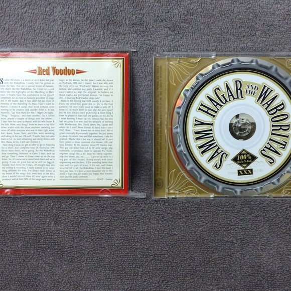 Sammy Hagar and the Waboritas Red Voodoo Audio CD 1999 MCA Records Rock - Picture 4 of 12